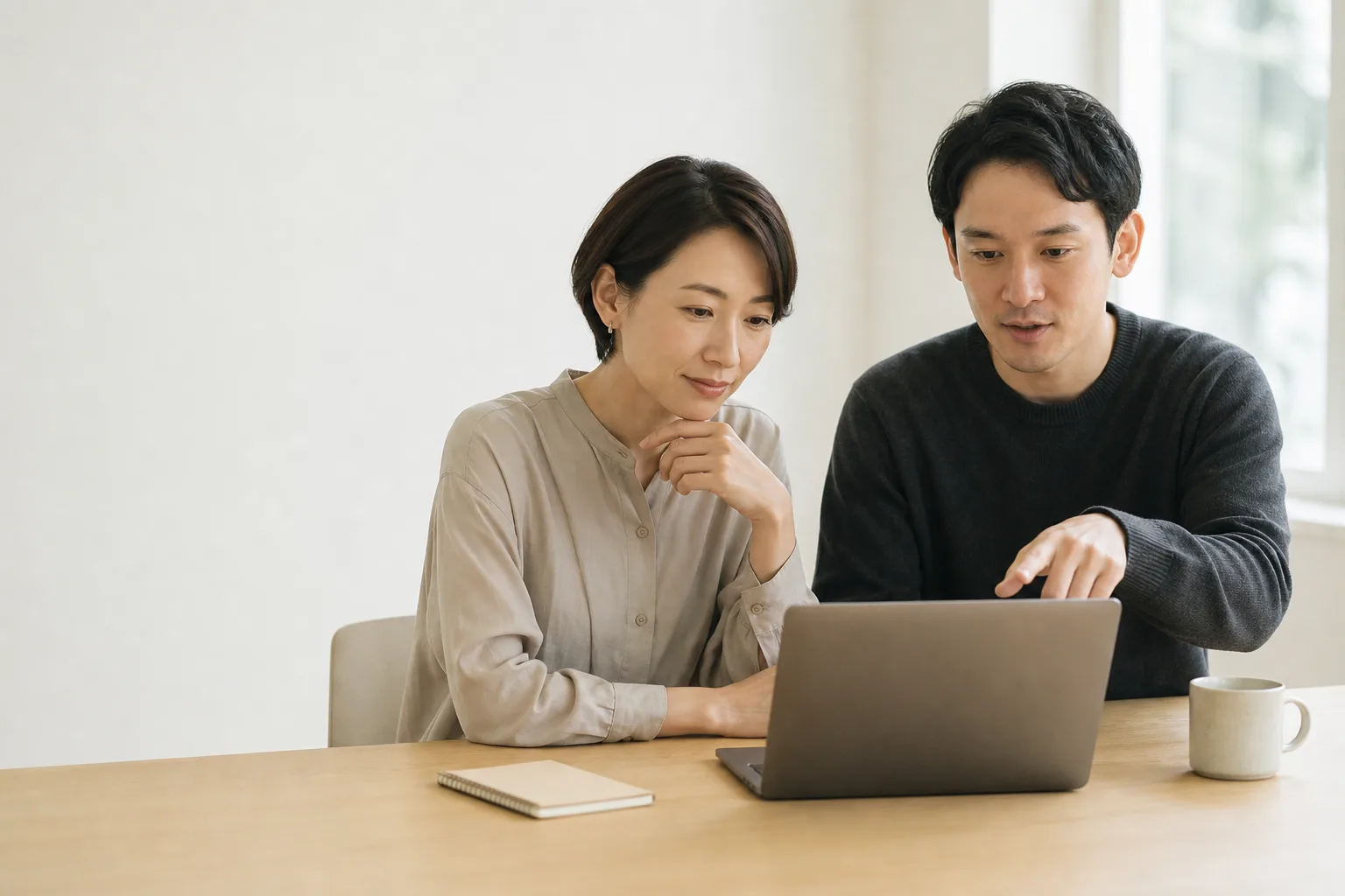 担当者と講師が画面を共有しながら業務の手順を整理している様子を表したキービジュアル